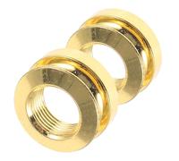 Beaupretty 2pcs Guitar End Pin Button Caps for Acoustic Classical Electric Bass Guitars Easy-install Pickup Endpin Caps for Improved Sound and Reliable Performance