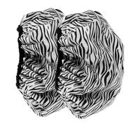 Beaupretty 2Pcs Hair Conditioning Caps Tin Foil Hats for Deep Treatments and Spa Use Stylish Elastic Design Reduces Static for Long Hair Care