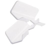 Beaupretty 2pcs Hair Dryer Holder Wall Mounted Rack No Punch Installation Bathroom Storage Organizer Stylish Hairdryer Station Suitable for Hair Dryers Bedroom and Bathroom