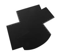 Beaupretty 2pcs Hairline Shaping Tool and Beard Shaping Card Scale, Diy Barber Enhancement Template for Hairline and Neckline Grooming, Professional Styling Guide for Men’s Beard and Hair