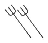 Beaupretty 2pcs Halloween Devil Pitch Fork Prop Lightweight Plastic Demon Fork for Cosplay Stage Performance Themed Parties Durable Easy to Grip for Halloween Costumes