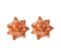Beaupretty 2pcs Handheld Soft Spiky Massage Balls for Hand Acupoint Relief Fascia Ball for Gym Adults Lacrosse for Hand Health