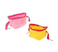 Beaupretty 2pcs Hanging Bird Bed Hammock for Winter Parrot Nest Soft Snuggle Hut Hideaway for Budgies Cockatiels Lovebirds Hamsters Skin-friendly Warm Cage Nest Machine Washable Bed