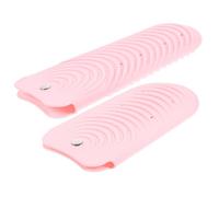 Beaupretty 2pcs Heat Insulation Pad for Hair Straightener Curler Protective Cover Non-Slip Heat Mat Random Color