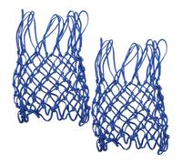 Beaupretty 2pcs Heavy Duty Nylon Basketball Hoop Net Replacement for Standard Hoops with Advanced Weaving, Prevents Ball Entanglement, Sturdy Blue Net Suitable for Indoor and Professional