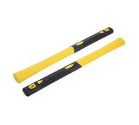 Beaupretty 2pcs Heavy Duty Yellow Ppr Hammer Handle Replacement with Enhanced Durability and Non-Slip Surface Protection for Masonry and Demolition Work