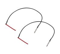 Beaupretty 2pcs High Sensitivity Ukulele Piezo Pickup System Under Saddle Transducer with Jack for Acoustic Guitar Accessory Professional Grade Sound Unique Red Head Design Enhanced Note