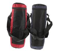 Beaupretty 2pcs Insulated Milk Bottle Bags with Zipper Oxford Cloth Thermal Breastmilk Cooler Tote for Stroller Portable Feeding Bottle Carrier in Red and Blue