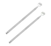 Beaupretty 2pcs Jade Facial Roller Eye Massage Stick for Face and Neck Lifting Skin Care Tool Jade Stone Eye Massager for Daily Use