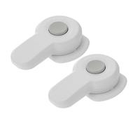 Beaupretty 2pcs Kitchen Baby Safety Lock White Plastic Childproof Oven Lock for Preventing Accidental Opening Difficult for Babies to Open Kitchen Safety