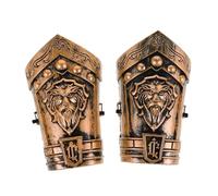 Beaupretty 2pcs Knights Costume Armour Set with Dragon Shaped Shield Steampunk Bracers and Sword Holder for Boys for Cosplay Role Play and Themed Events