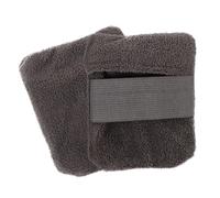 Beaupretty 2pcs Large Grey Sand Remover Mitts with Built Collection Bag for Beach and Camping Oversized Design for Quick Sand Removal for Vacation and Outdoor Use