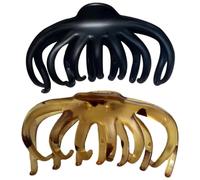 Beaupretty 2pcs Large Retro Hair Claw Clips Elegant French Design Hair Grips for Women for Styling and Special Occasions