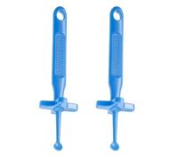 Beaupretty 2pcs Long Handle Ear Cleaner with Safety Guard, Plastic Ear Wax Cleaning Scoop for Home and Travel Use, Ergonomic Design Reduces Hand Fatigue, Smooth Burr-Free Surface