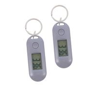 Beaupretty 2pcs Luminous Mini Watch Keychain Silent for Students Nurses Office and Outdoor Use Portable Backpack Accessory