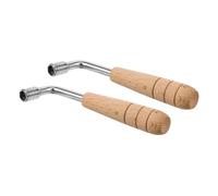 Beaupretty 2pcs Lyre Harp Tuning Wrench Set L-handle, 7.0mm Hex Key Harp Tuning Bar, Precision Piano and Harpsichord String Adjustment Tool for Musical Instrument Repair