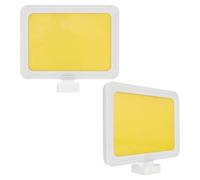 Beaupretty 2pcs Magnetic Warehouse Sign Board Magnetic Warehouse Sign Reusable Smooth Surface Magnet Abs Plastic Guide Board for Organization