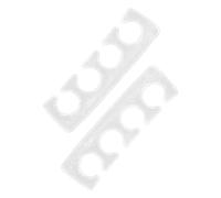 Beaupretty 2pcs Manicure Finger Splitter Separate Divider Toenails Covers Separators Cute Bunions Toes Spreaders Ingrown Large Nail Art Toe Separators Feet Transparent Silica Gel