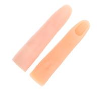 Beaupretty 2pcs Manicure Practice Hand Model Realistic Silicone Fingers for Nail Training Soft and Mannequin Hands for Enhancing Nail Art Skills for Practice Scenarios Like Salon Training