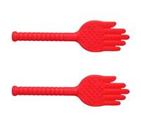 Beaupretty 2pcs Manual Handheld Back Massagers Palm Massage Tools for Muscle Relaxation and Acupoint Stimulation, Red Wellness Tapping Hammer for Neck and Body Therapy