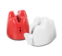 Beaupretty 2pcs Manual Toothpaste Squeezer Clip Reusable Toothpaste Dispenser Tool for Compact Portable Travel-Friendly Compatible with All Tubes White and Red