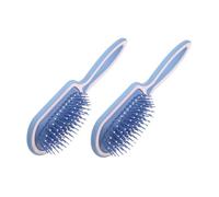 Beaupretty 2pcs Massage Comb Paddle Hair Brush Detangling Brush for Women Portable Scalp Massage Tool Elastic for Travel and Daily Use