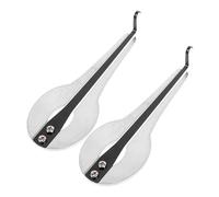 Beaupretty 2pcs Metal Mouth Harp Portable Russian Jaw Harp Musical Instrument for Chord Playing Percussion Instrument Compact Ethnic Music Tool