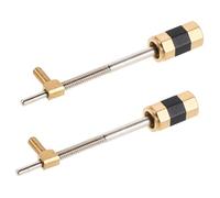 Beaupretty 2pcs Metal Violin Bow Frog Screw Replacement for Violinists String Instrument Repairing Accessories Bow Parts