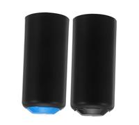 Beaupretty 2pcs Mic Battery Screw-on Cap Replacement, Plastic Microphone Battery Cover Compatible with Pgx2 Slx2 Pg58 Beta58, Wireless Microphone Accessories Sleeve, Black and Navy