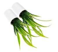 Beaupretty 2pcs Miniature Doll House Potted Plant Models Artificial Bonsai Decor for Dollhouse DIY DIY Bonsai Model Indoor Fairy Garden Accessories