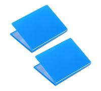 Beaupretty 2Pcs Miniature Dollhouse File Folder Blue Plastic Mini Writing Boards Authentic Scale Holders for DIY Dollhouse Scenes and Dioramas Compact Accessories for Hobbyists and Collectors