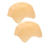 Beaupretty 2pcs Monk's Headgear Bald Cap for Adults Bald Head Wig Cap for Halloween Fancy Dress for Men and Women