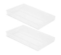 Beaupretty 2pcs Nail Drill Bits Holder Storage Box Flip Cover for Nail Art Tool Box