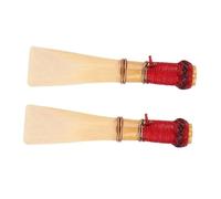 Beaupretty 2pcs Natural Bassoon Reeds Instrument Accessories Fine Workmanship and Sturdy Reed Material for Beginners and Professionals in Wind Music