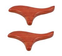 Beaupretty 2pcs Natural Wood Massage Sticks for Deep Tissue and Trigger Point Therapy Portable Holistic Massage Tools for Foot Back Neck Skin-Friendly and Lightweight Design