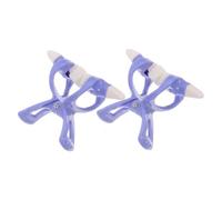 Beaupretty 2pcs Nose Lifting Shaper Clip Nose Bridge Corrector Portable Straightener for Shaping and Lifting Blue Color