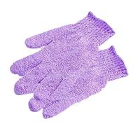 Beaupretty 2pcs Nylon Shower Gloves Exfoliating Pads Bath Gloves for Men Women Boys and Girls Machine Washable Stretchy Fit