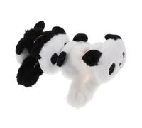 Beaupretty 2pcs Panda-shaped Hair Claw Clips Fluffy and Cute Design for Women and Girls for Styling Thick Long Hair for Creating Buns The Back Head in Black and White