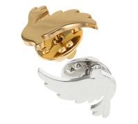 Beaupretty 2pcs Peace Dove Brooch Lapel Pins Alloy Minimalist Bird Jewelry for Women Charity Events Symbol of Justice Unity and Harmony Accessory
