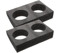 Beaupretty 2pcs Picnic Bowl Fixing Holders Food Bowl Carrier Tray 9.8x6.3x1.2inch Epe Pearl Wool Portable Food Contact Safe Outdoor Stand for Home Picnic