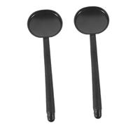 Beaupretty 2Pcs Plastic Eye Occluder Vision Test Covers with Skid Handle Durable Eye Testing Shields for Family School Hospital Use Suitable for All Ages