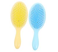 Beaupretty 2pcs Plastic Hair Combs for Women Afro Detangler Hair Brush for Wet Dry Accessories Lightweight Compact
