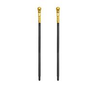Beaupretty 2pcs Plastic King Scepter Performance Props for Party Decorations Egyptian Cosplay Supplies Easy to Assemble Walking Stick for Halloween and Birthdays