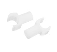 Beaupretty 2pcs Plastic Seat Rail Guide Replacement Parts for Wheelchair Accessories Seat Slider Clamps for Transport Chairs Support Blocks for Wheelchair Repair and Maintenance