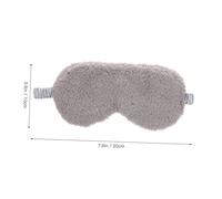 Beaupretty 2PCS Plush Artificial Silk Sleep Mask Portable Eye Patch Blackout Blindfold for Travel Home Relaxation Elastic Band Comfortable Soft Eye Cover for Deep Restful Sleep