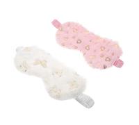 Beaupretty 2Pcs Plush Cartoon Eye Mask Elastic Band Lightproof Sleeping Cover for and Teens Soft Comfortable for Eye Pressure Relief and Fatigue Reduction