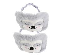 Beaupretty 2pcs Plush Sleeping Eye Mask Soft Breathable Blackout Blindfold for Travel Nap Office High Light Blocking Skin Friendly Sleep Shade for Boys