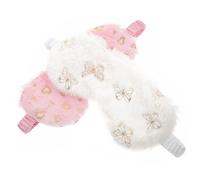Beaupretty 2Pcs Plush Sleeping Eye Mask Soft Lightproof Cover Elastic Strap Comfortable Blindfold for Travel Home Nap Relief Eye Pressure