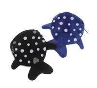 Beaupretty 2pcs Plush Whale Shark Coin Purse for Women, Design Zipper, Fits into Pockets, Cute Sea Animal Wallet for Travel and Outdoor Use