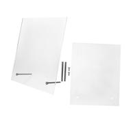 Beaupretty 2pcs Portable Acrylic Nail Display Board Lightweight Transparent Manicure Stand for Nail Art Practice Salon Use for Professional and Personal Collections